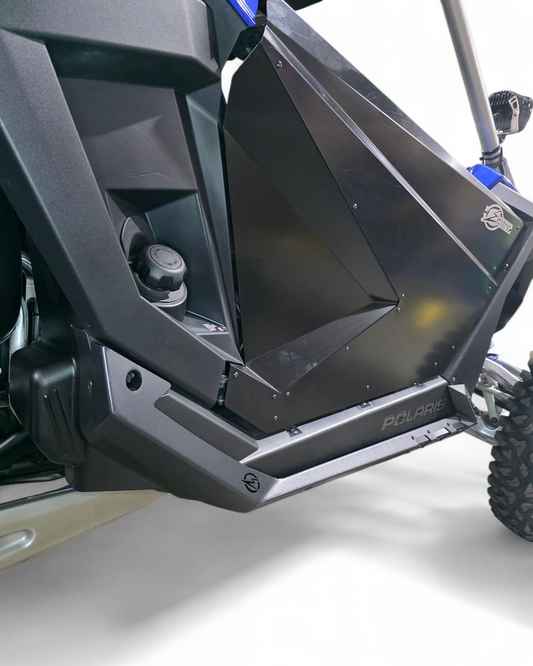 2020+ Polaris Rzr Pro XP, 2022+ Pro R/Turbo R, 2025+ Pro R/Pro S Rock Guards (2 Seat)
