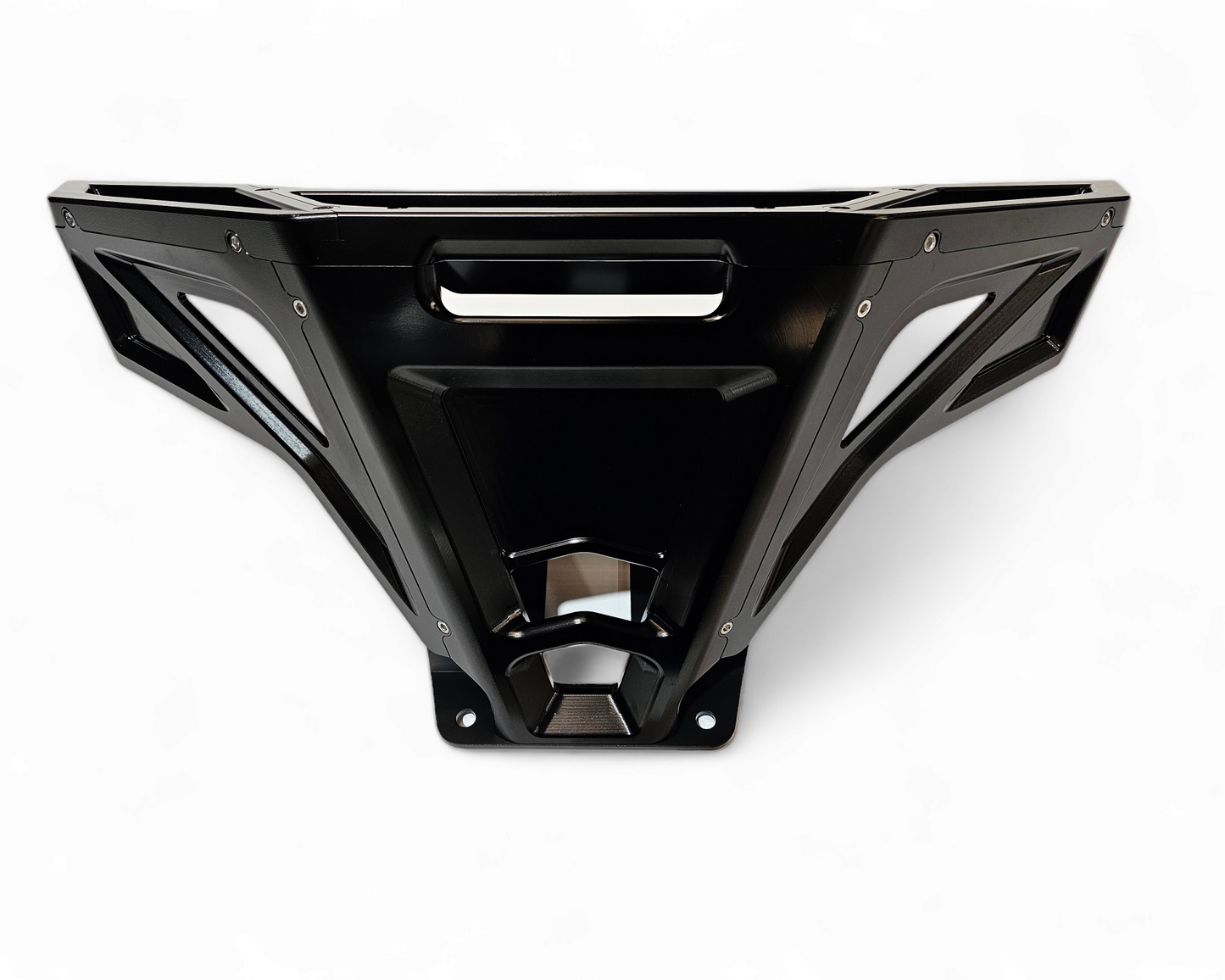 2022-2026 Polaris RZR Pro R, Pro S, Turbo R Machined Billet Front Winch Bumper (Black Anodize)