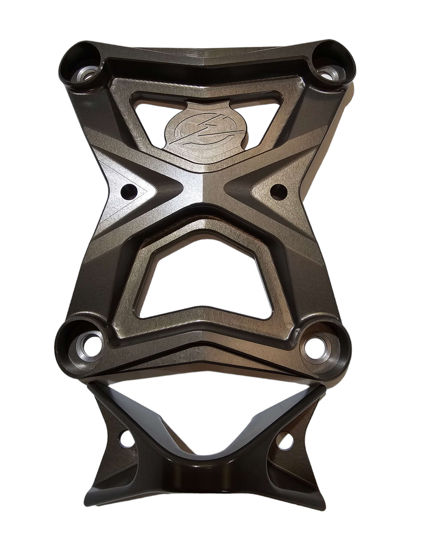 2020-2024 Polaris RZR Pro XP Radius Rod Plate with Tow Hook Gunmetal
