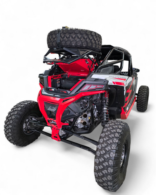 2020+ Polaris RZR Pro XP, 2022+ Pro R/Turbo R, 2025+ Pro R/Pro S Tire Rack