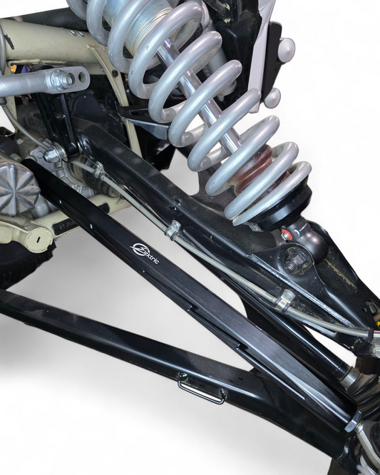 2017+ Can Am X3 Maverick Billet Tie Rods Anodized Black (RS 72" Model Only)