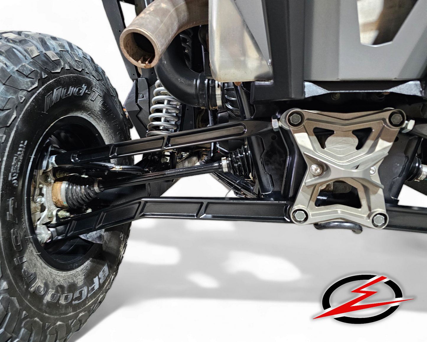 2020 to Current Polaris RZR Pro XP Radius Rods in Black Finish