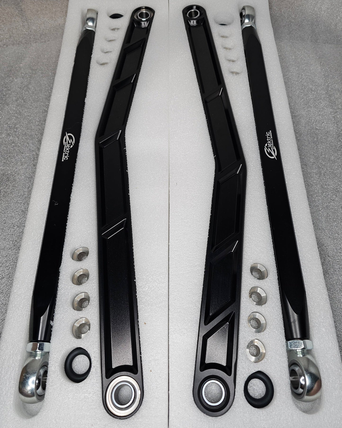 2020 to Current Polaris RZR Pro XP Radius Rods in Black Finish
