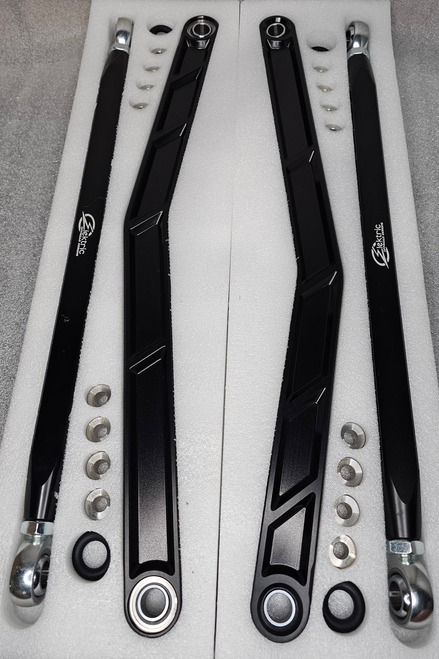 2020 to Current Polaris RZR Pro XP Radius Rods in Black Finish