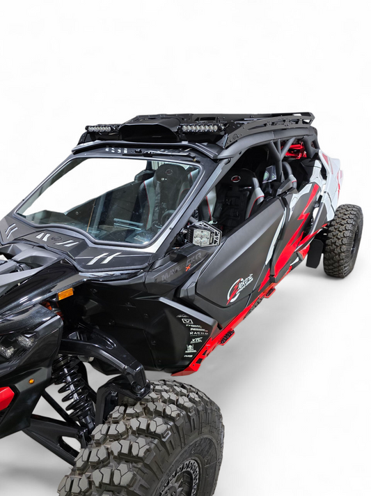 2024+ Can Am Maverick R Max Roof Rack (Works with Can-am Hood Scoop)