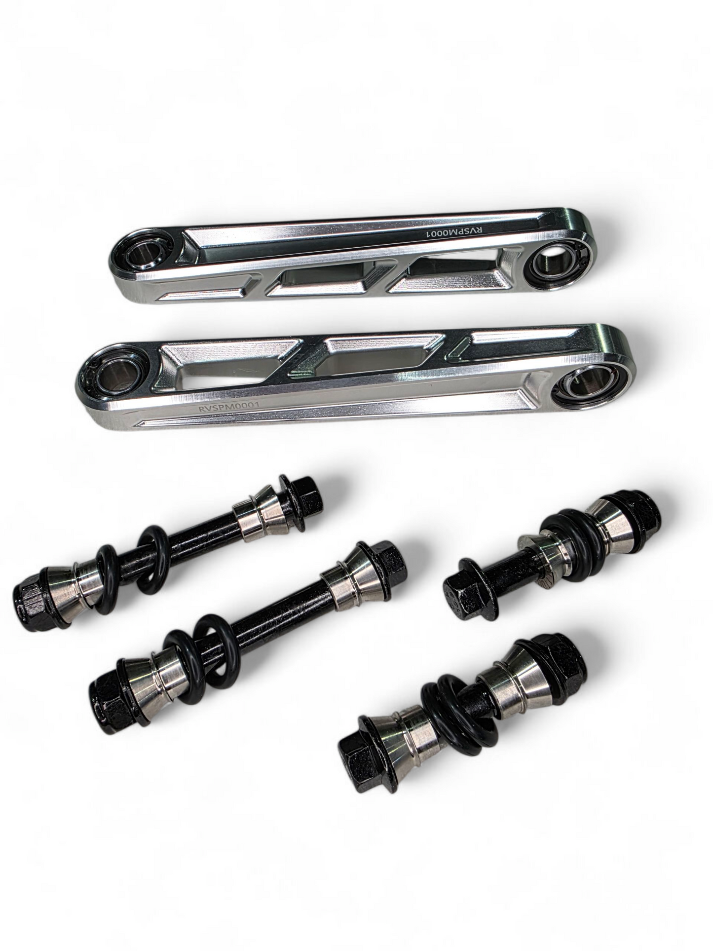 2024+ Can Am Maverick R Front Sway Bar Links Anodized (Clear)