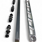 2024+ Can Am Maverick R Rear Sway Bar Links Anodized Clear