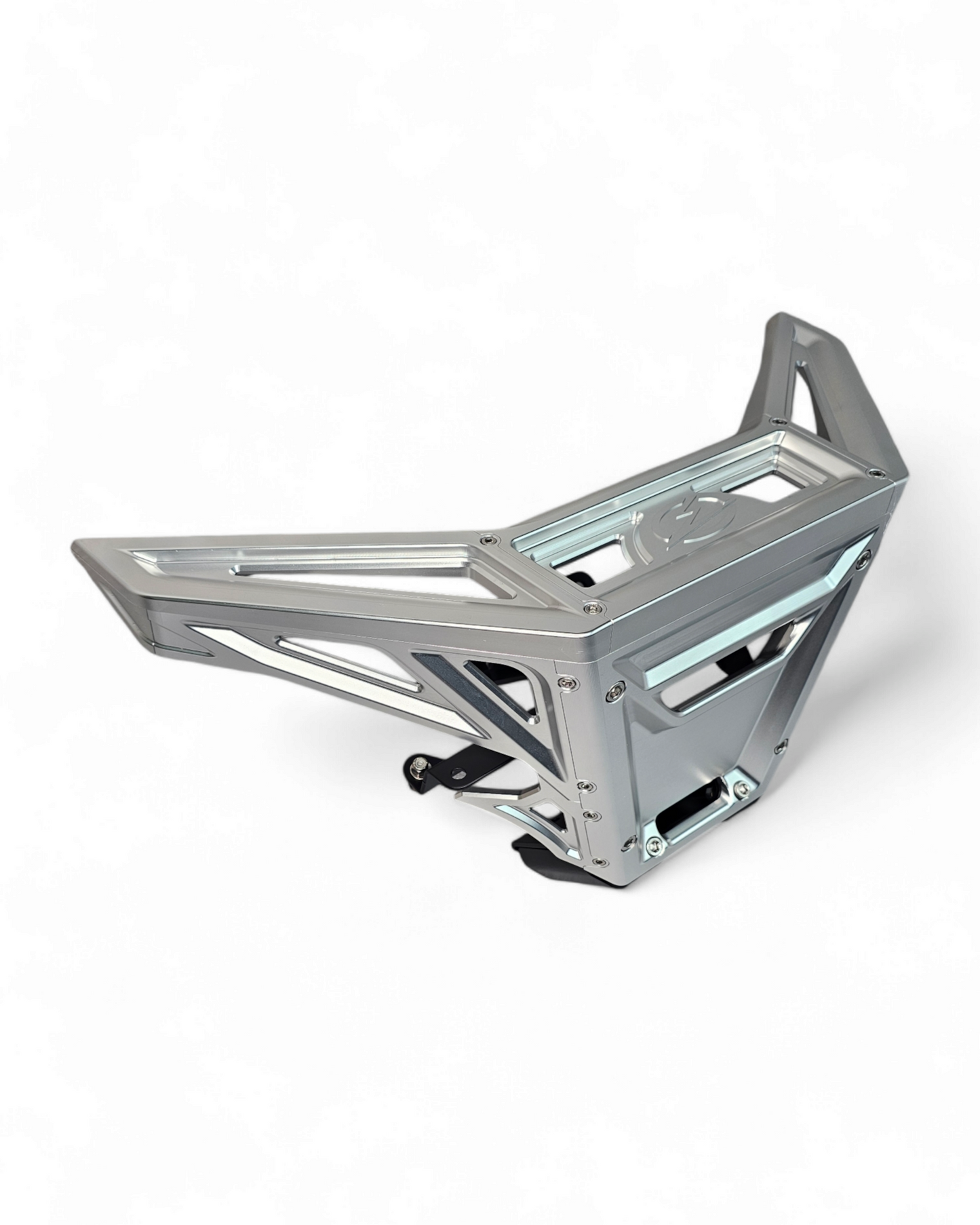 2017 to Current Can-Am X3 Maverick Machined Billet Front Winch Bumper (Clear Anodize)