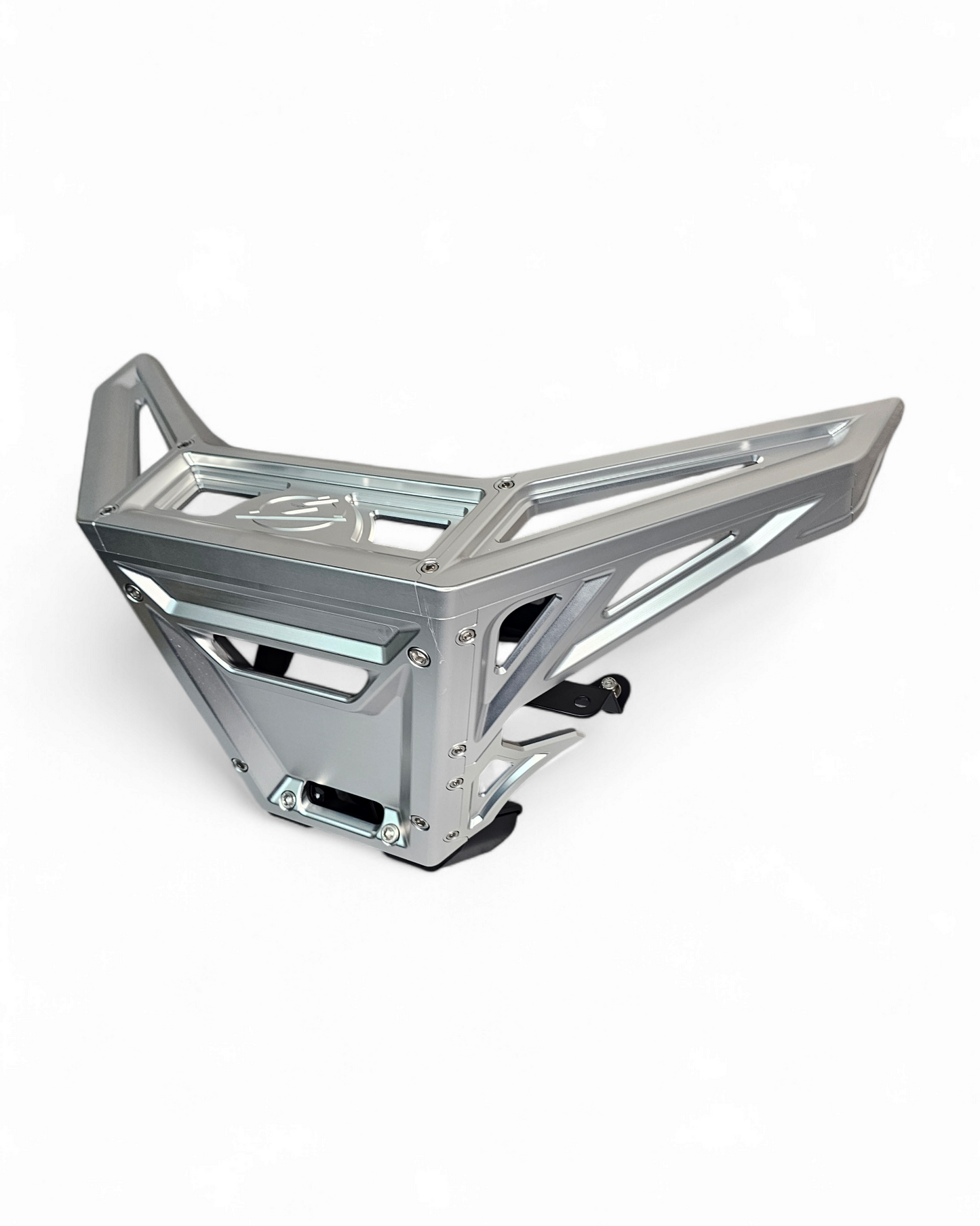 2017 to Current Can-Am X3 Maverick Machined Billet Front Winch Bumper (Clear Anodize)