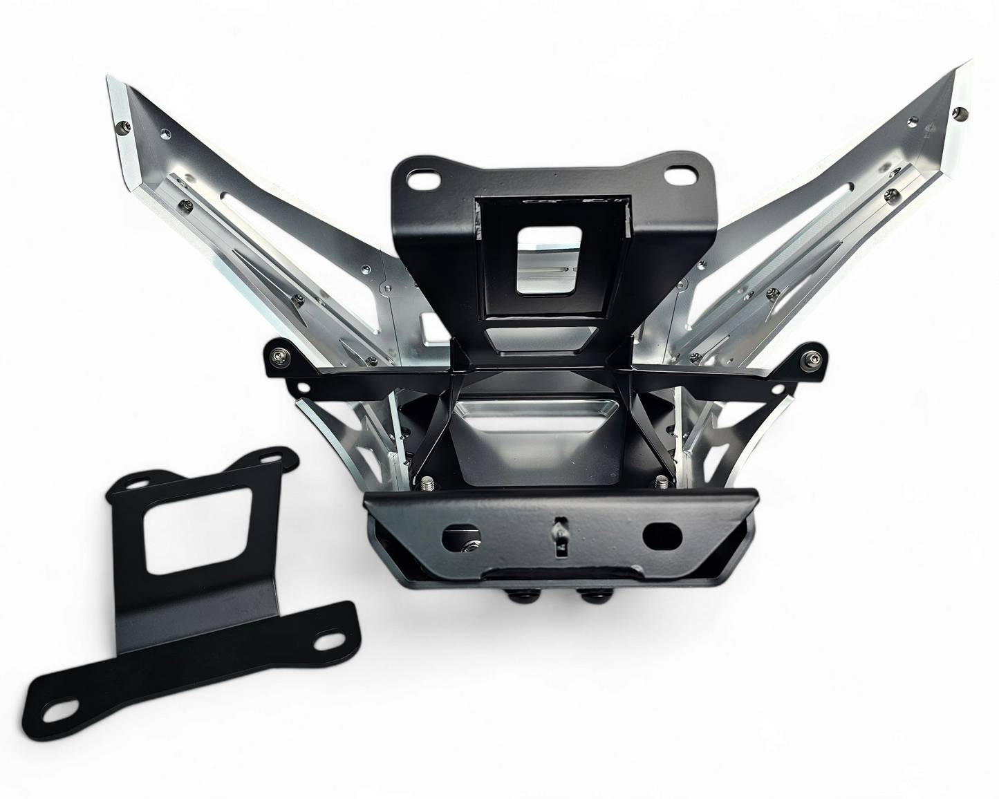 2017 to Current Can-Am X3 Maverick Machined Billet Front Winch Bumper (Clear Anodize)