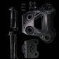 2024+ Can Am Maverick R Billet Radius Rod Plate (Black)