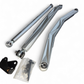 2024+ Can Am Maverick R High Clearance Adjustable Radius Rods (Anodized Clear)