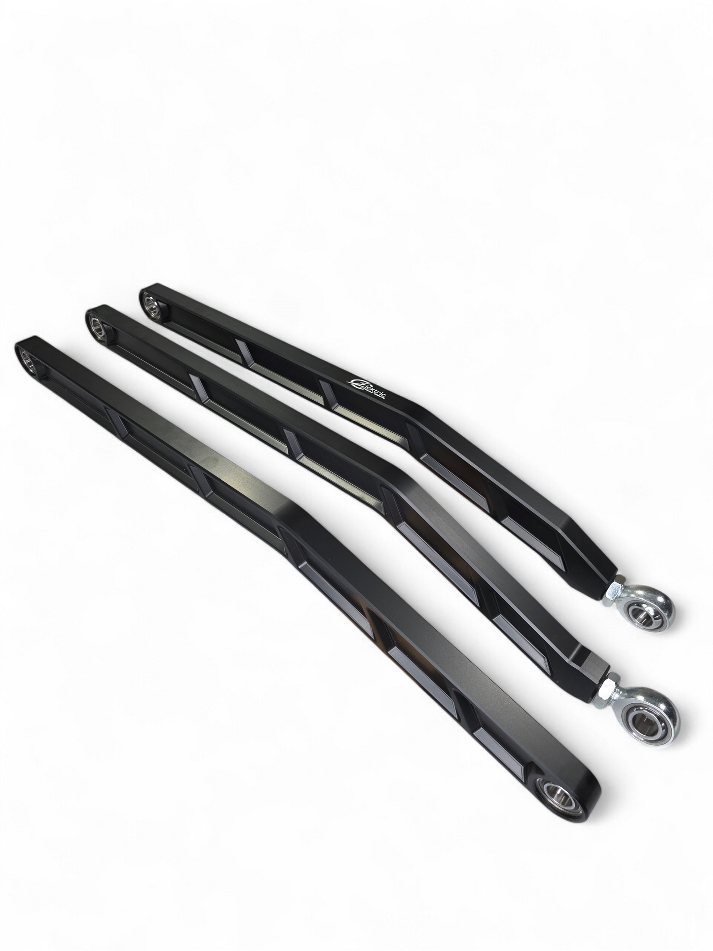 2017+ Can Am X3 Maverick Volt Billet Radius Rods Anodized Black (RS 72" Model Only)