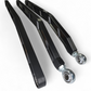 2017+ Can Am X3 Maverick Volt Billet Radius Rods Anodized Black (RS 72" Model Only)