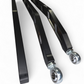 2017+ Can Am X3 Maverick Volt Billet Radius Rods Anodized Black (RS 72" Model Only)