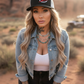 Classics 2-Tone Trucker Hat Black/White, White/Red Elektric Logo