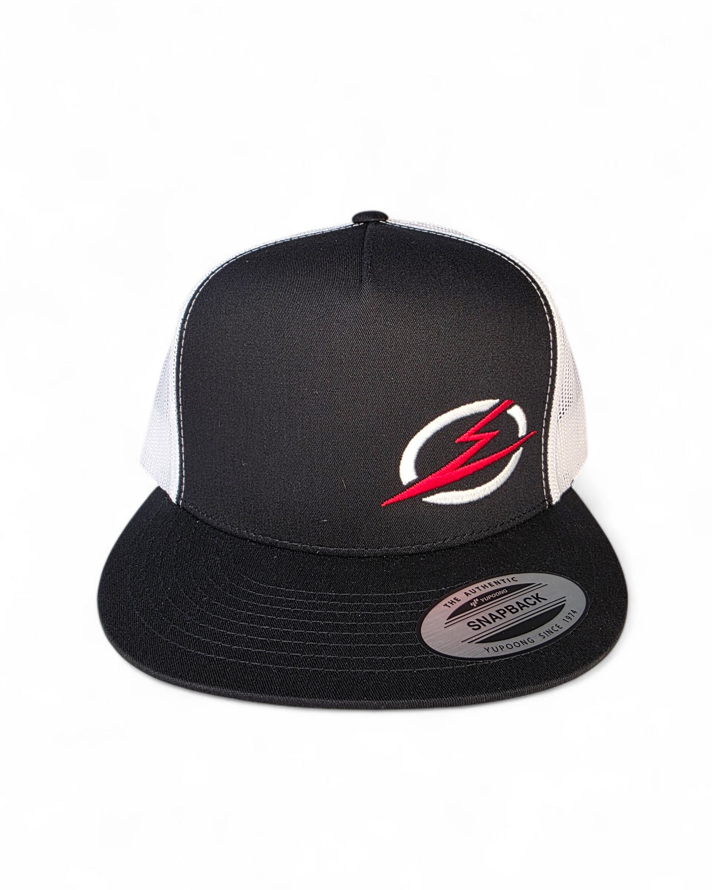 Classics 2-Tone Trucker Hat Black/White, White/Red Elektric Logo