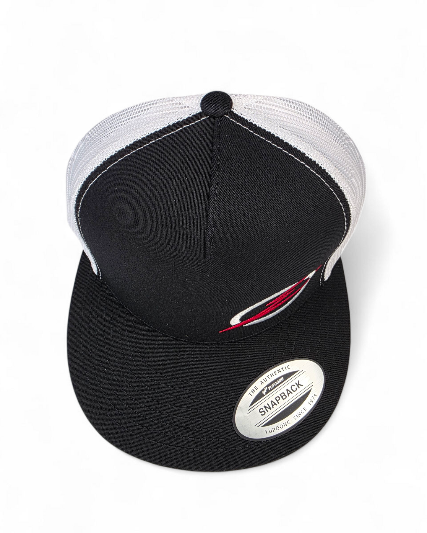 Classics 2-Tone Trucker Hat Black/White, White/Red Elektric Logo