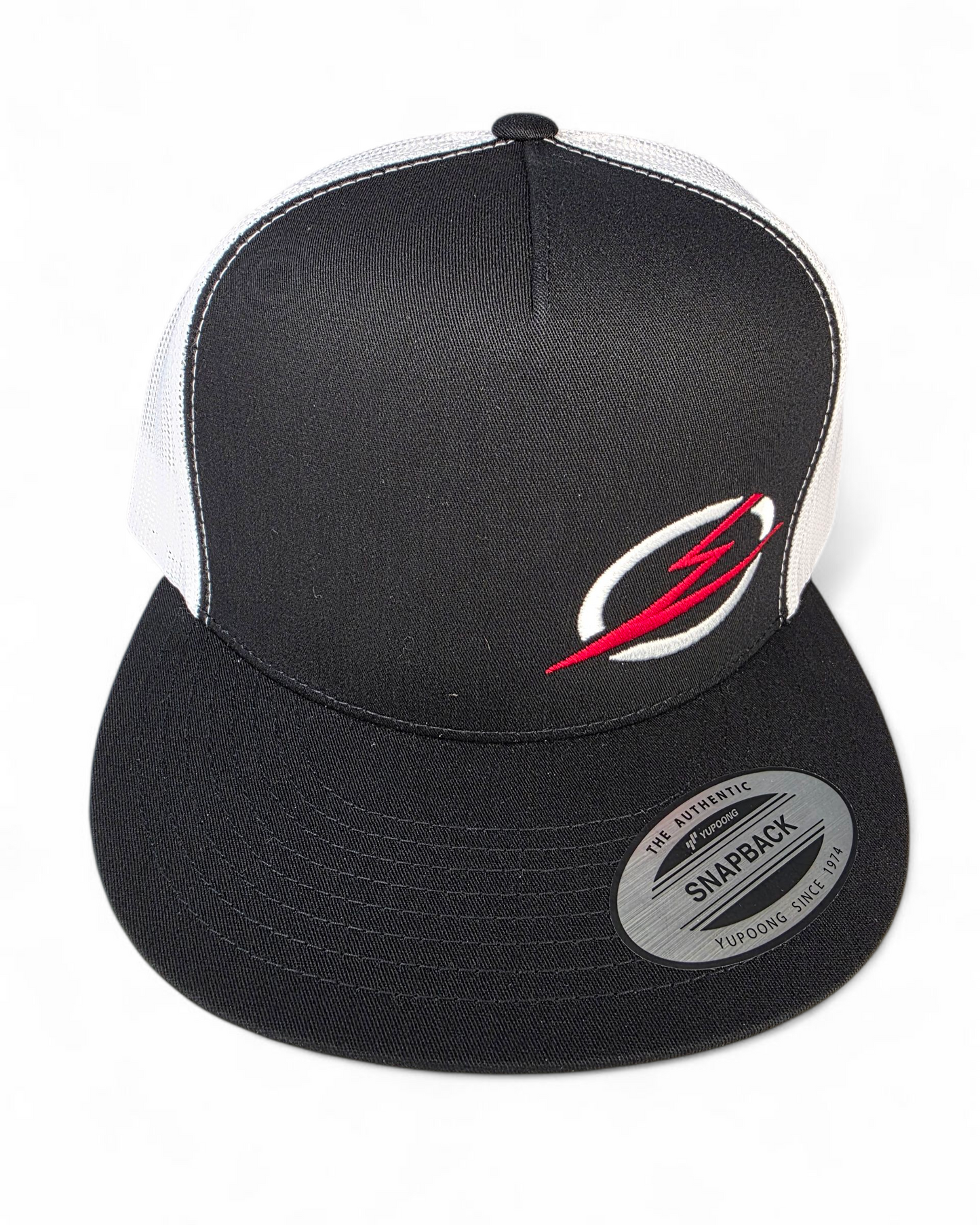 Classics 2-Tone Trucker Hat Black/White, White/Red Elektric Logo