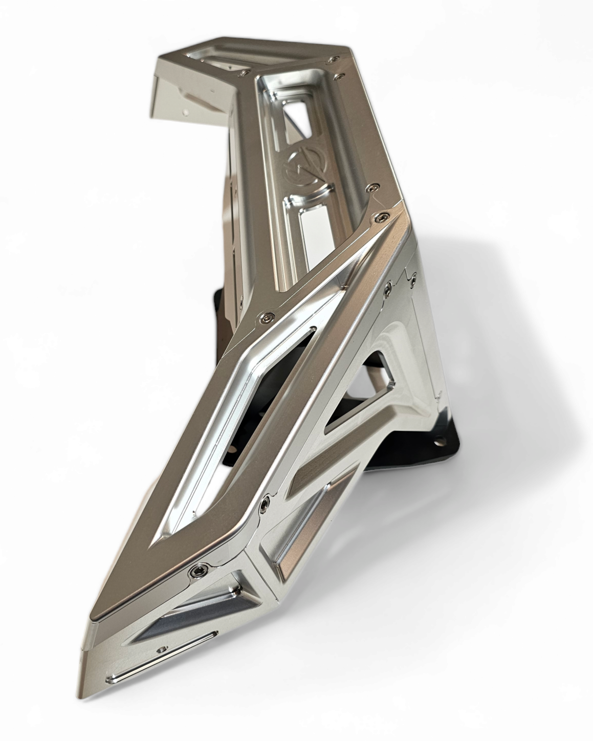 2022-2026 Polaris RZR Pro R, Pro S, Turbo R Machined Billet Front Winch Bumper (Clear Anodize)