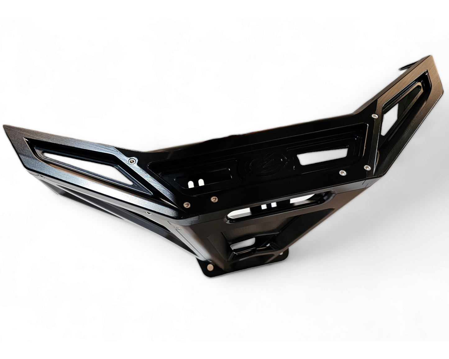 2022-2026 Polaris RZR Pro R, Pro S, Turbo R Machined Billet Front Winch Bumper (Black Anodize)