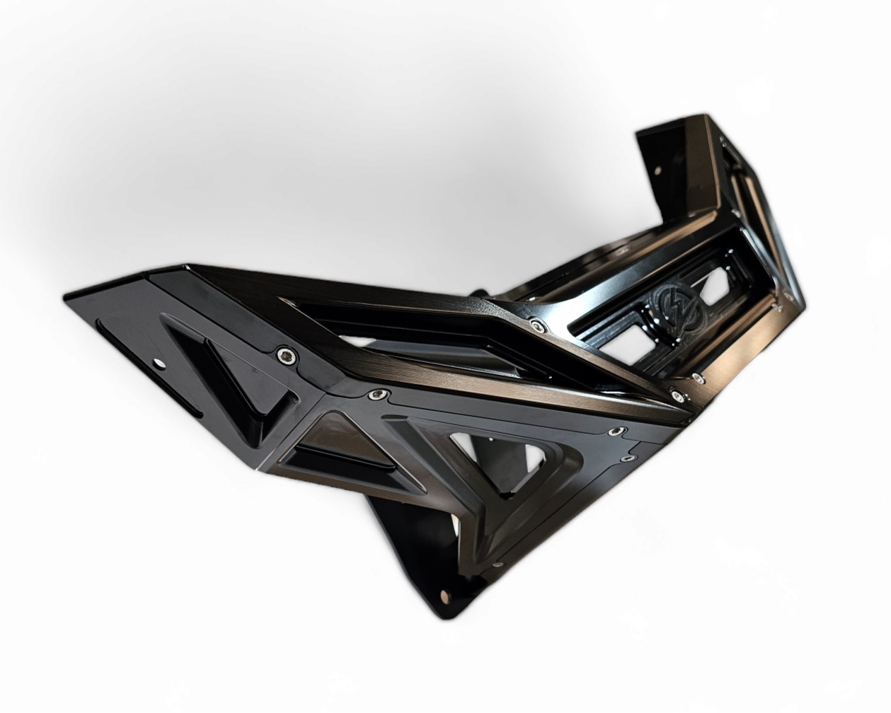 2022-2026 Polaris RZR Pro R, Pro S, Turbo R Machined Billet Front Winch Bumper (Black Anodize)