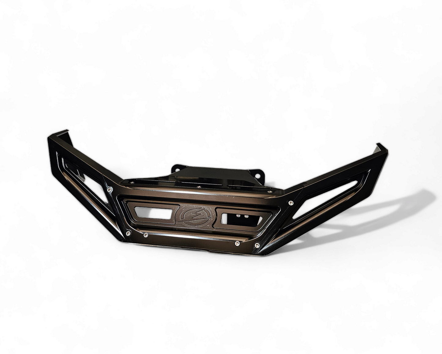 2022-2026 Polaris RZR Pro R, Pro S, Turbo R Machined Billet Front Winch Bumper (Black Anodize)