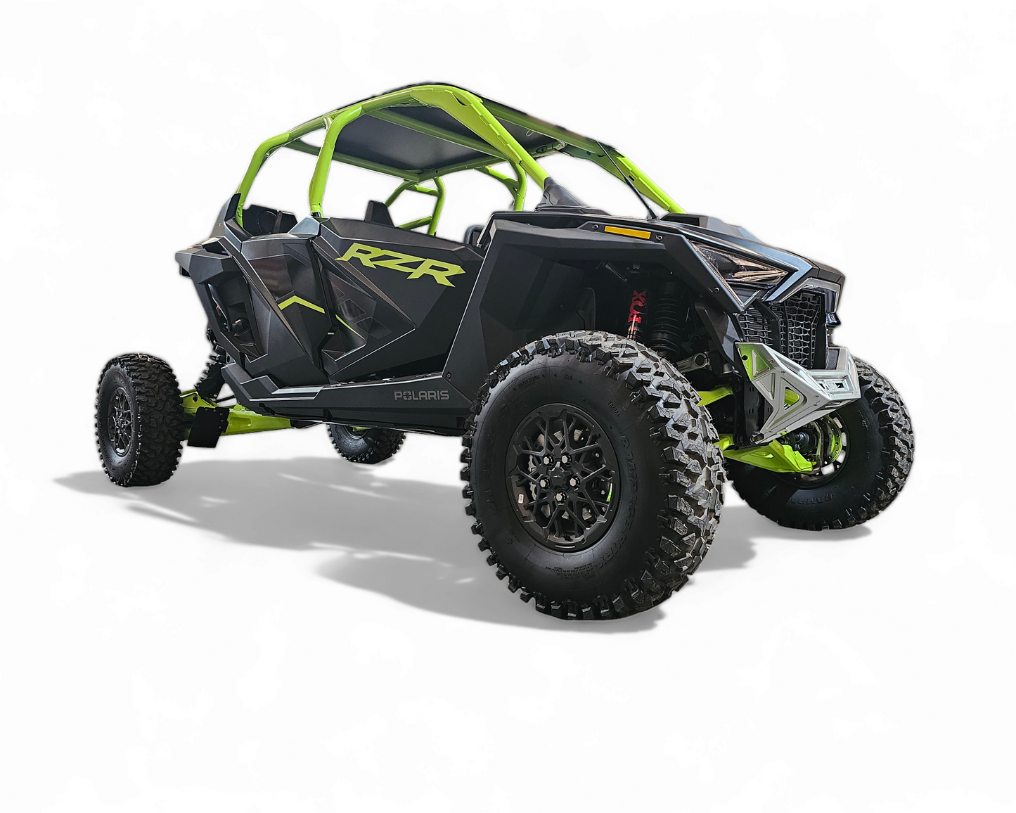 2022-2026 Polaris RZR Pro R, Pro S, Turbo R Machined Billet Front Winch Bumper (Clear Anodize)