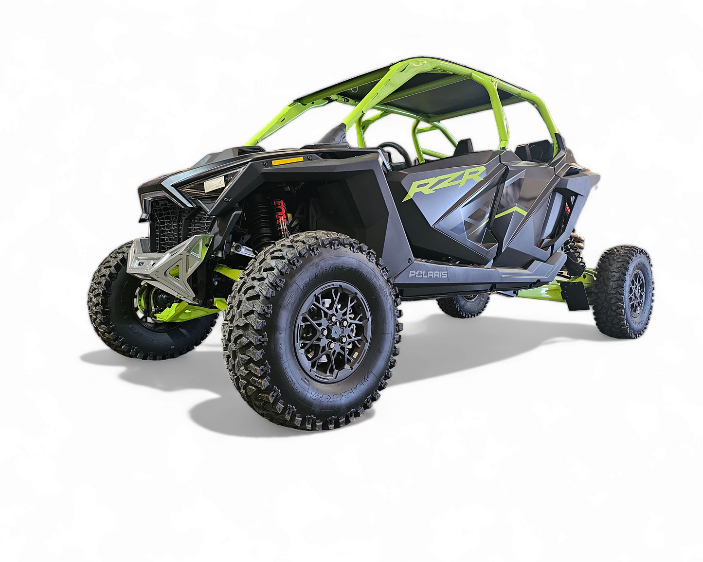 2022-2026 Polaris RZR Pro R, Pro S, Turbo R Machined Billet Front Winch Bumper (Clear Anodize)