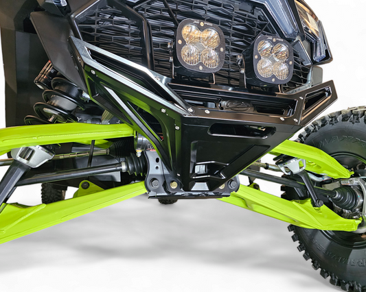 2022-2026 Polaris RZR Pro R, Pro S, Turbo R Machined Billet Front Winch Bumper (Black Anodize)