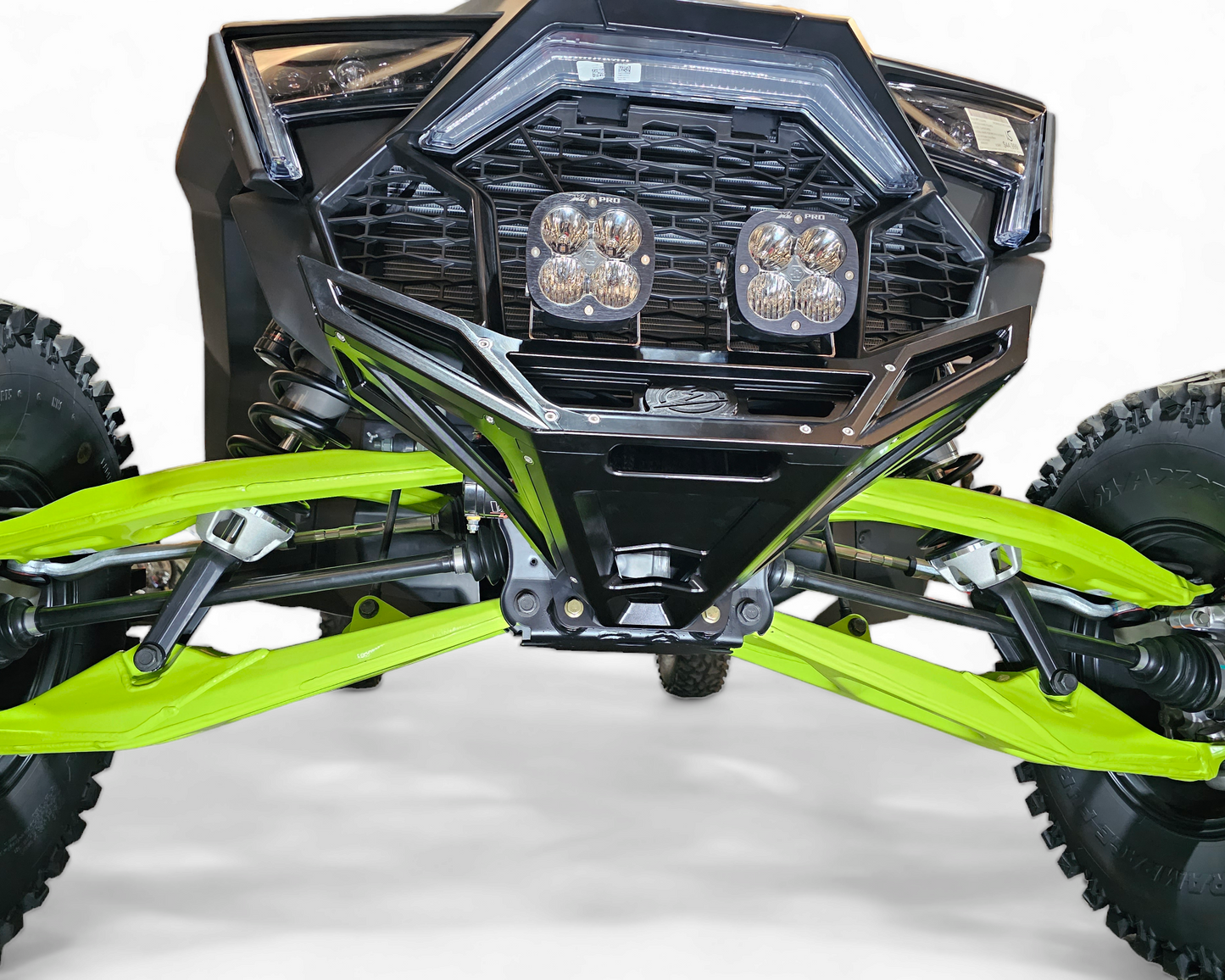 2022-2026 Polaris RZR Pro R, Pro S, Turbo R Machined Billet Front Winch Bumper (Black Anodize)