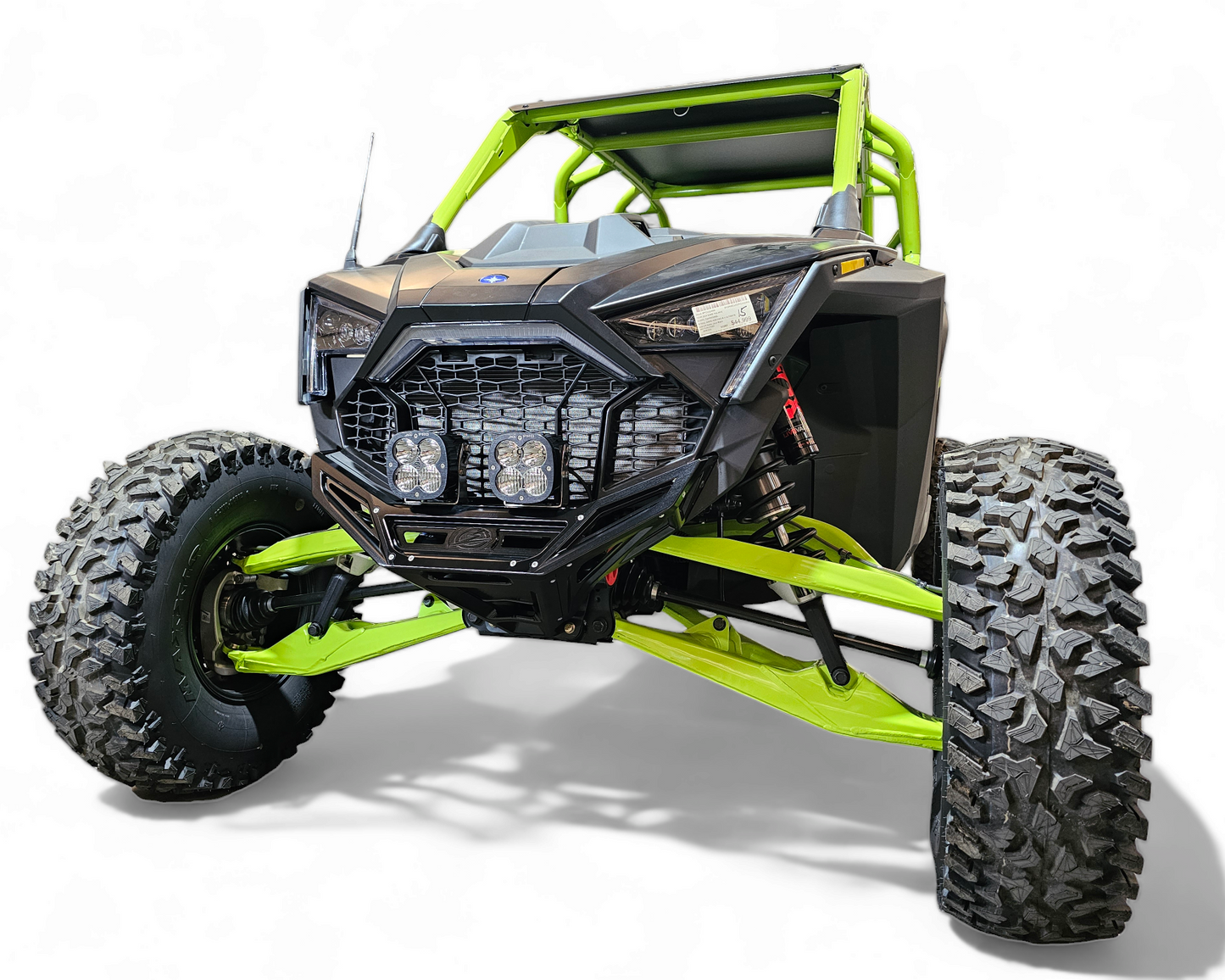 2022-2026 Polaris RZR Pro R, Pro S, Turbo R Machined Billet Front Winch Bumper (Black Anodize)