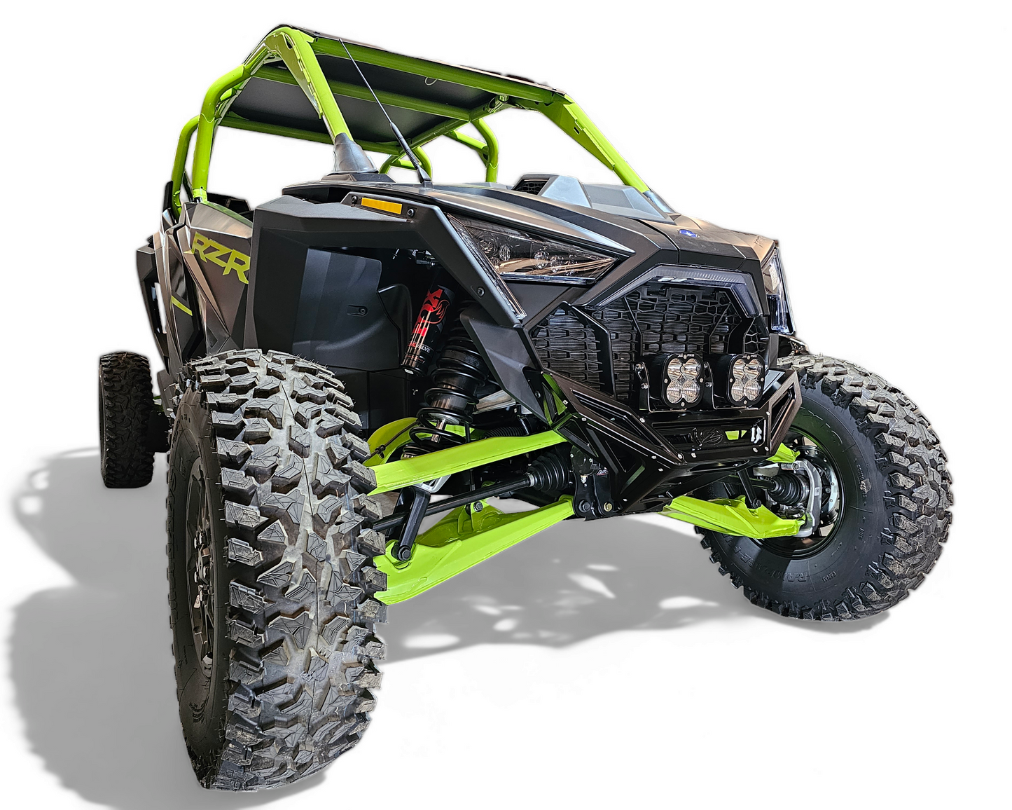 2022-2026 Polaris RZR Pro R, Pro S, Turbo R Machined Billet Front Winch Bumper (Black Anodize)