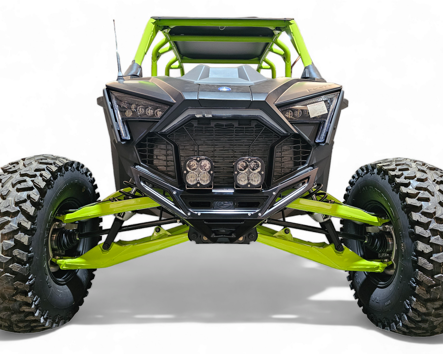 2022-2026 Polaris RZR Pro R, Pro S, Turbo R Machined Billet Front Winch Bumper (Black Anodize)