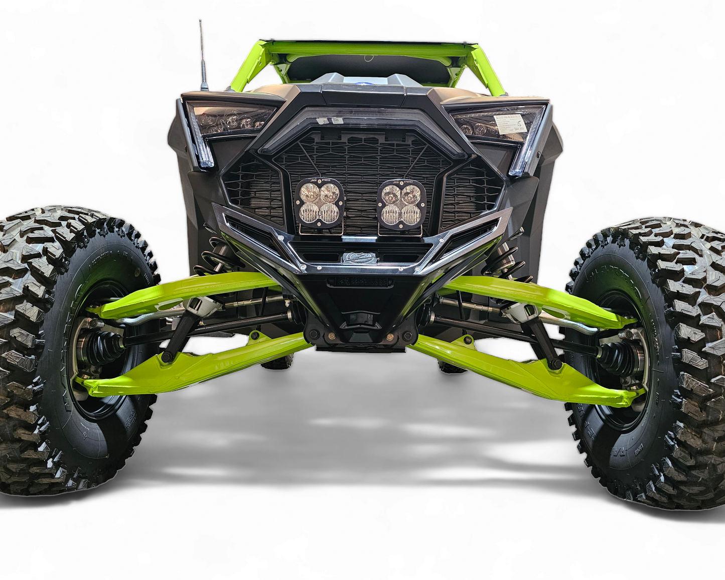 2022-2026 Polaris RZR Pro R, Pro S, Turbo R Machined Billet Front Winch Bumper (Black Anodize)