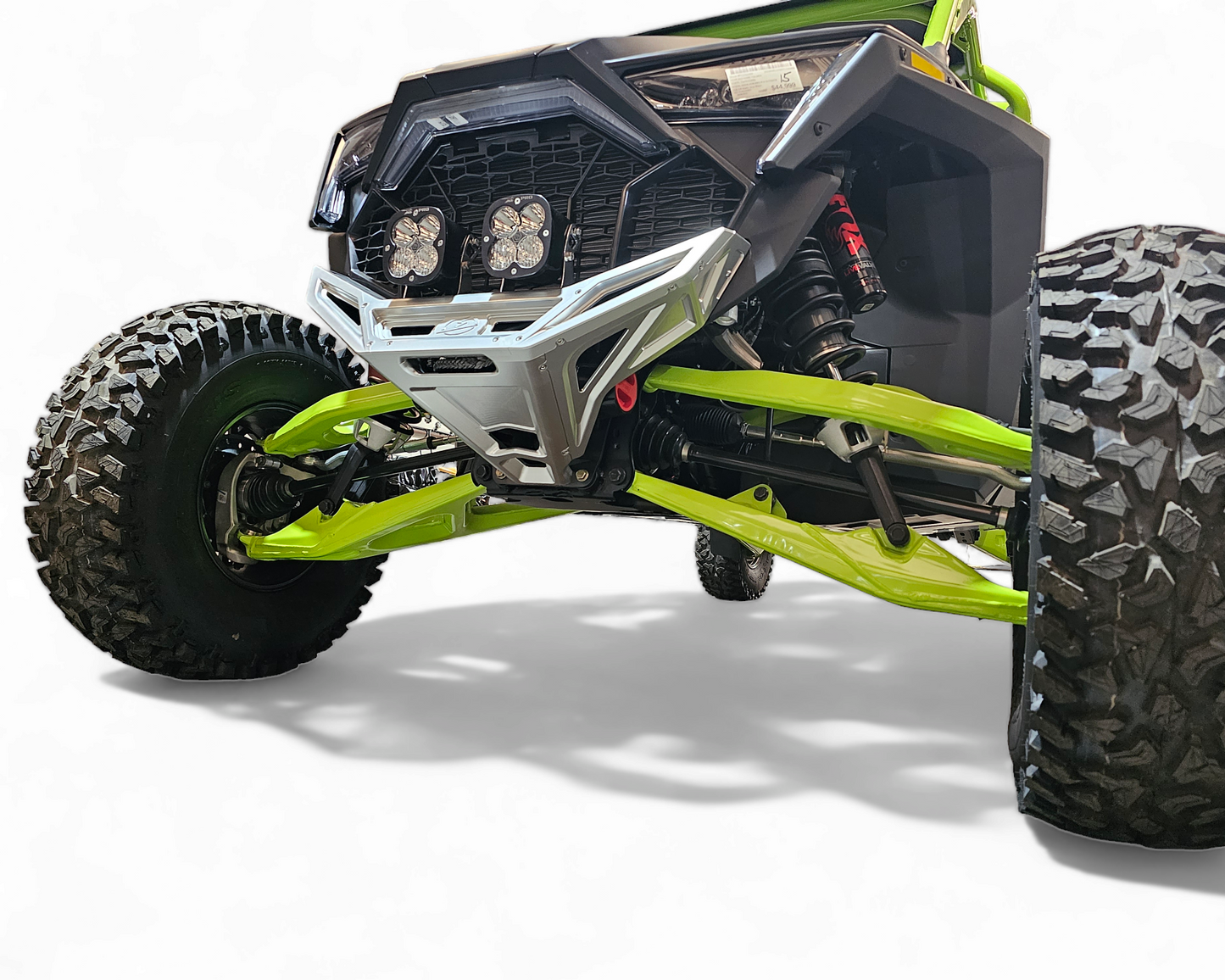 2022-2026 Polaris RZR Pro R, Pro S, Turbo R Machined Billet Front Winch Bumper (Clear Anodize)