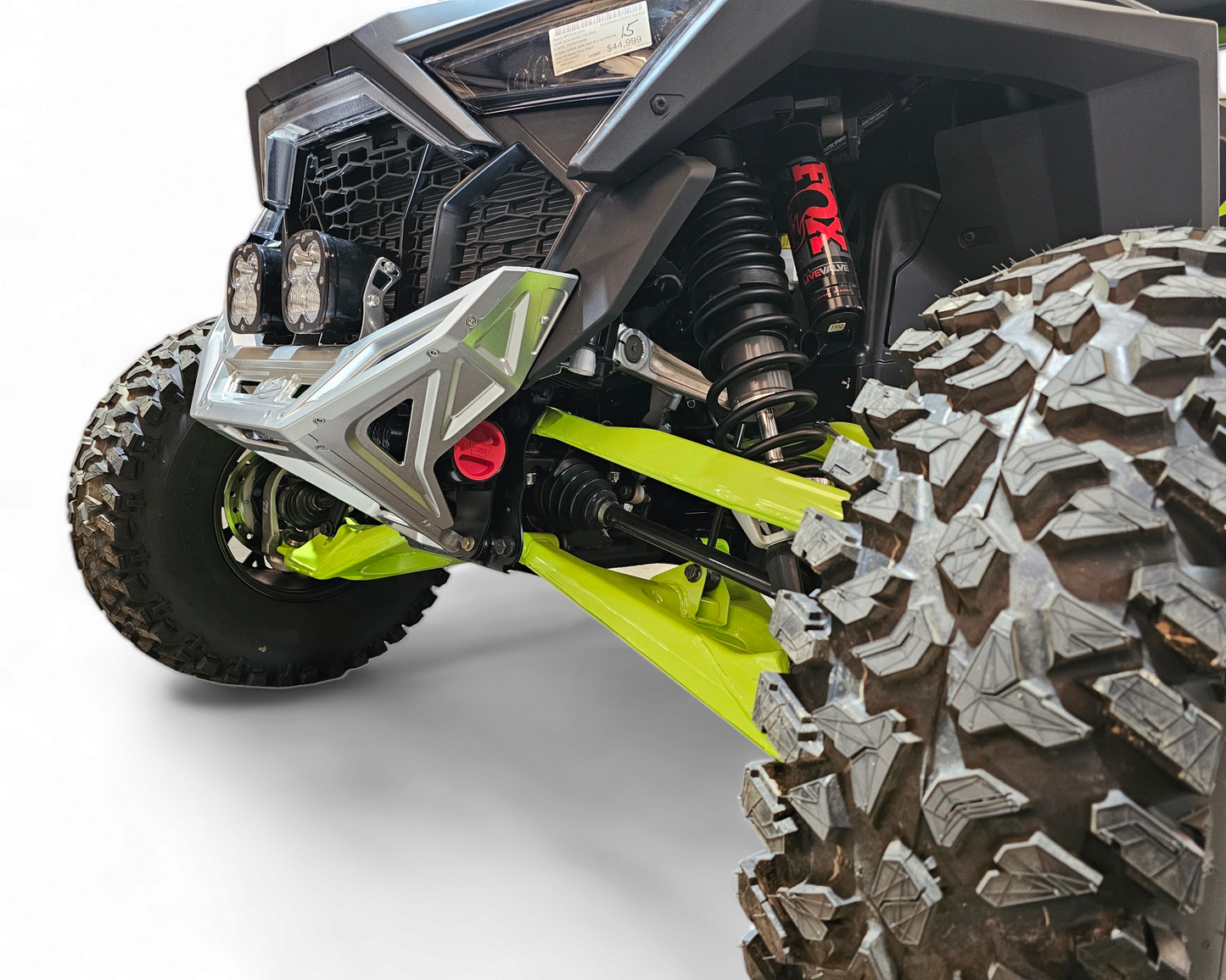 2022-2026 Polaris RZR Pro R, Pro S, Turbo R Machined Billet Front Winch Bumper (Clear Anodize)