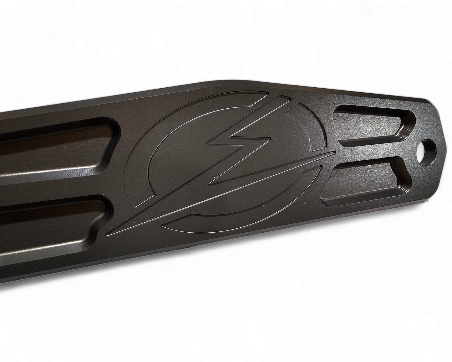 Elektric Offroad Designs UTV Winch Fairlead Cover Plate | Gun Metal