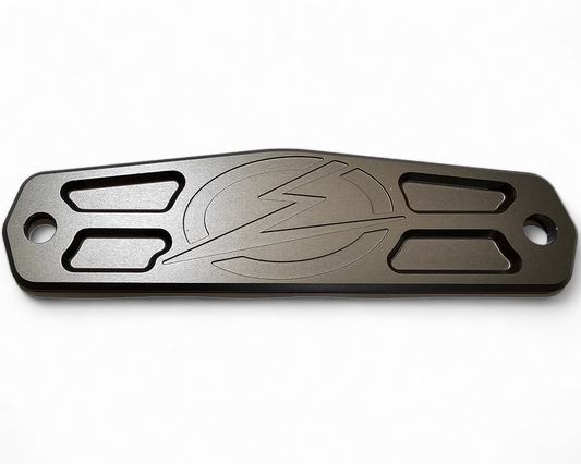 Elektric Offroad Designs UTV Winch Fairlead Cover Plate | Gun Metal
