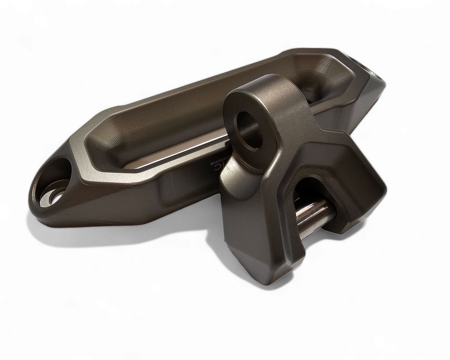 Elektric Offroad Designs UTV Winch Fairlead and Hook (Gunmetal)