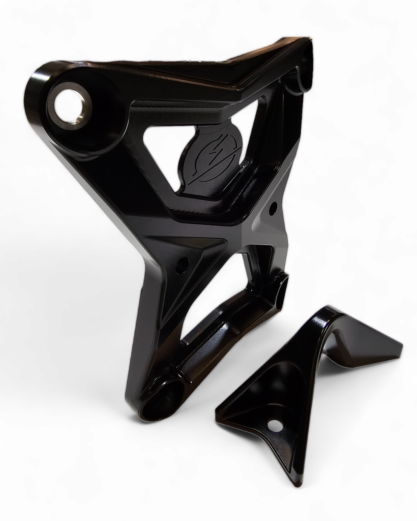 2020-2024 Polaris RZR Pro XP Radius Rod Plate with Tow Hook Black
