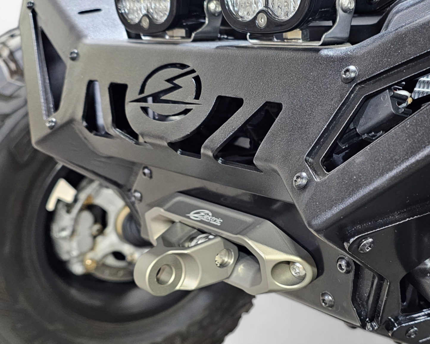 Elektric Offroad Designs UTV Winch Fairlead and Hook (Gunmetal)