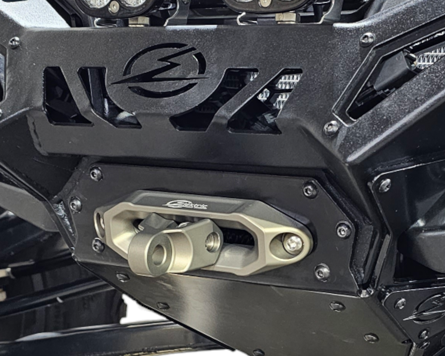 Elektric Offroad Designs UTV Winch Fairlead and Hook (Gunmetal)
