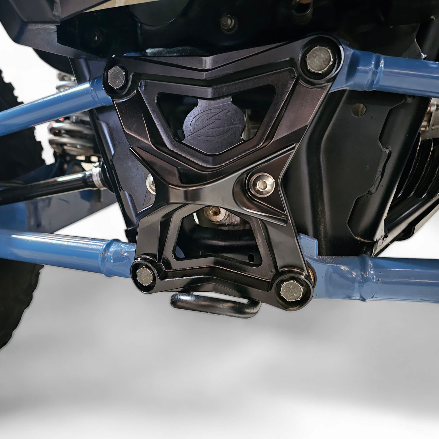 2020-2024 Polaris RZR Pro XP Radius Rod Plate with Tow Hook Black