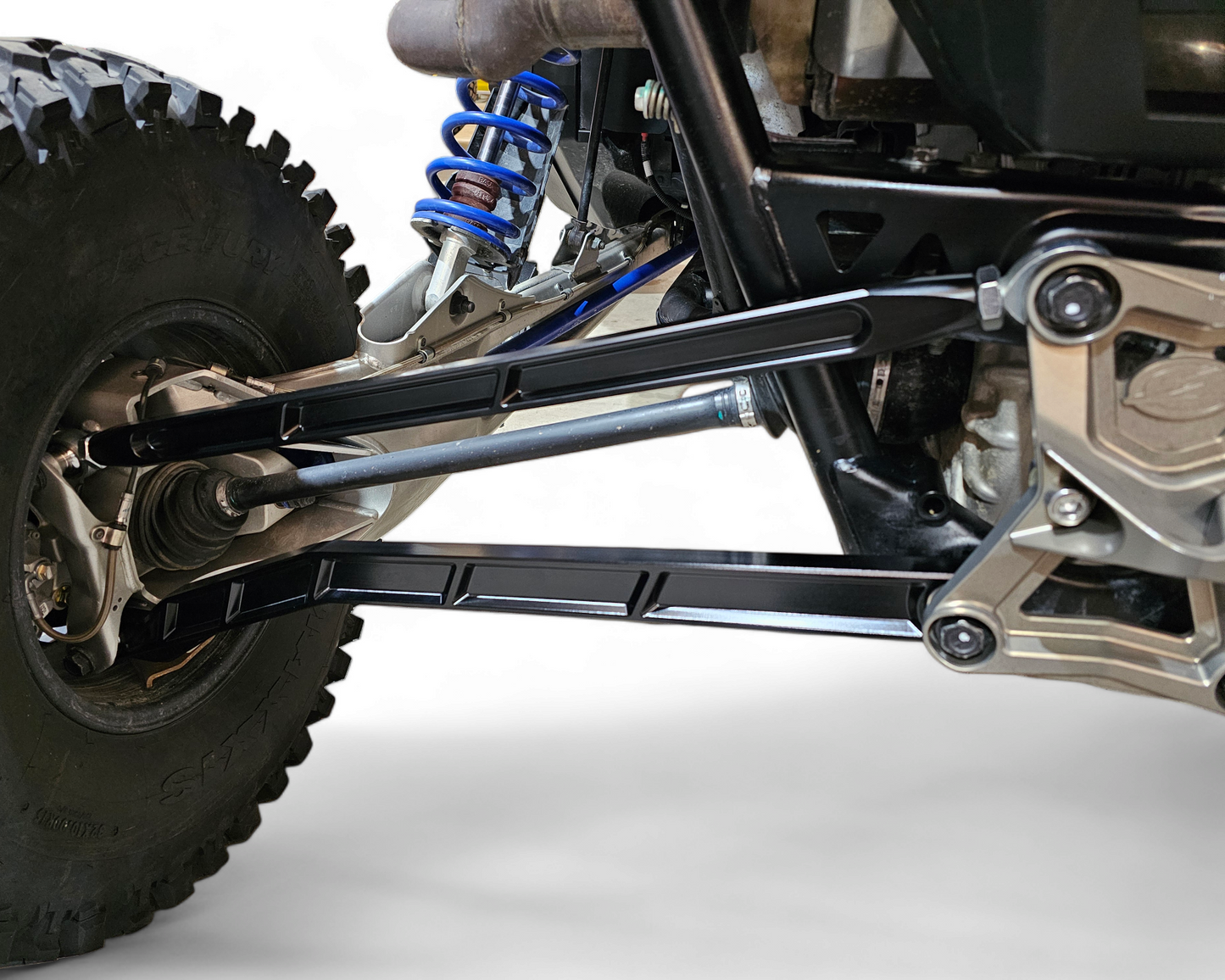 2022 to Current Polaris RZR Pro R, Pro S, Turbo R High Clearance Radius Rods in Black Finish