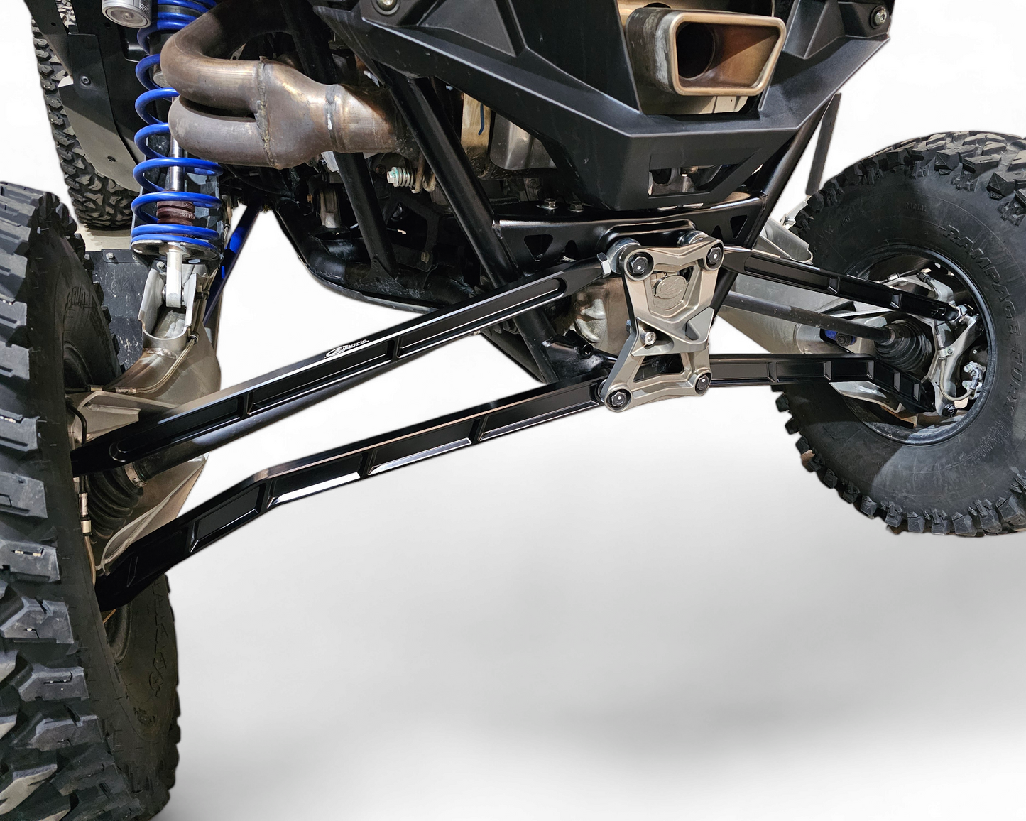 2022 to Current Polaris RZR Pro R, Pro S, Turbo R High Clearance Radius Rods in Black Finish