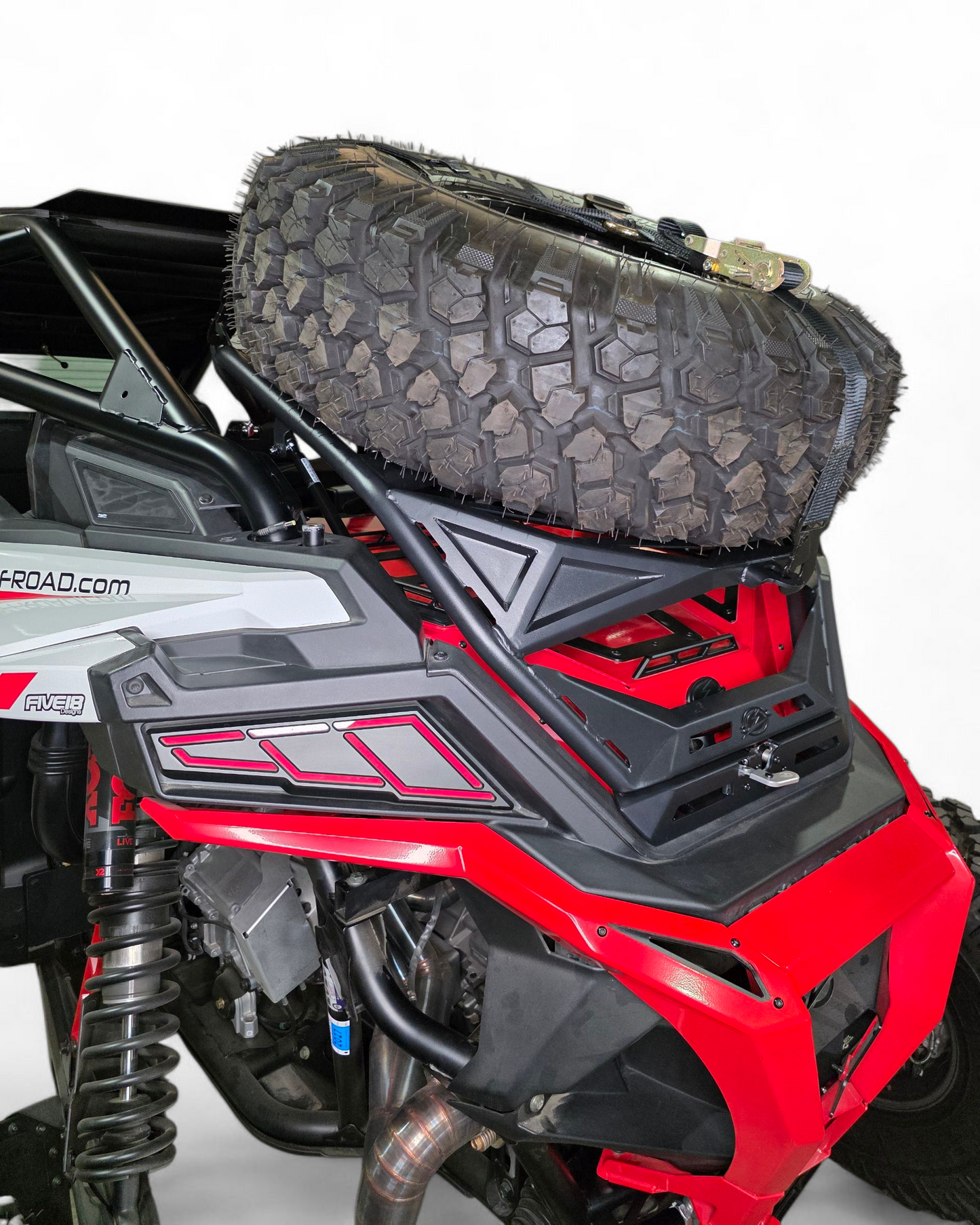 2020+ Polaris RZR Pro XP, 2022+ Pro R/Turbo R, 2025+ Pro R/Pro S Tire Rack