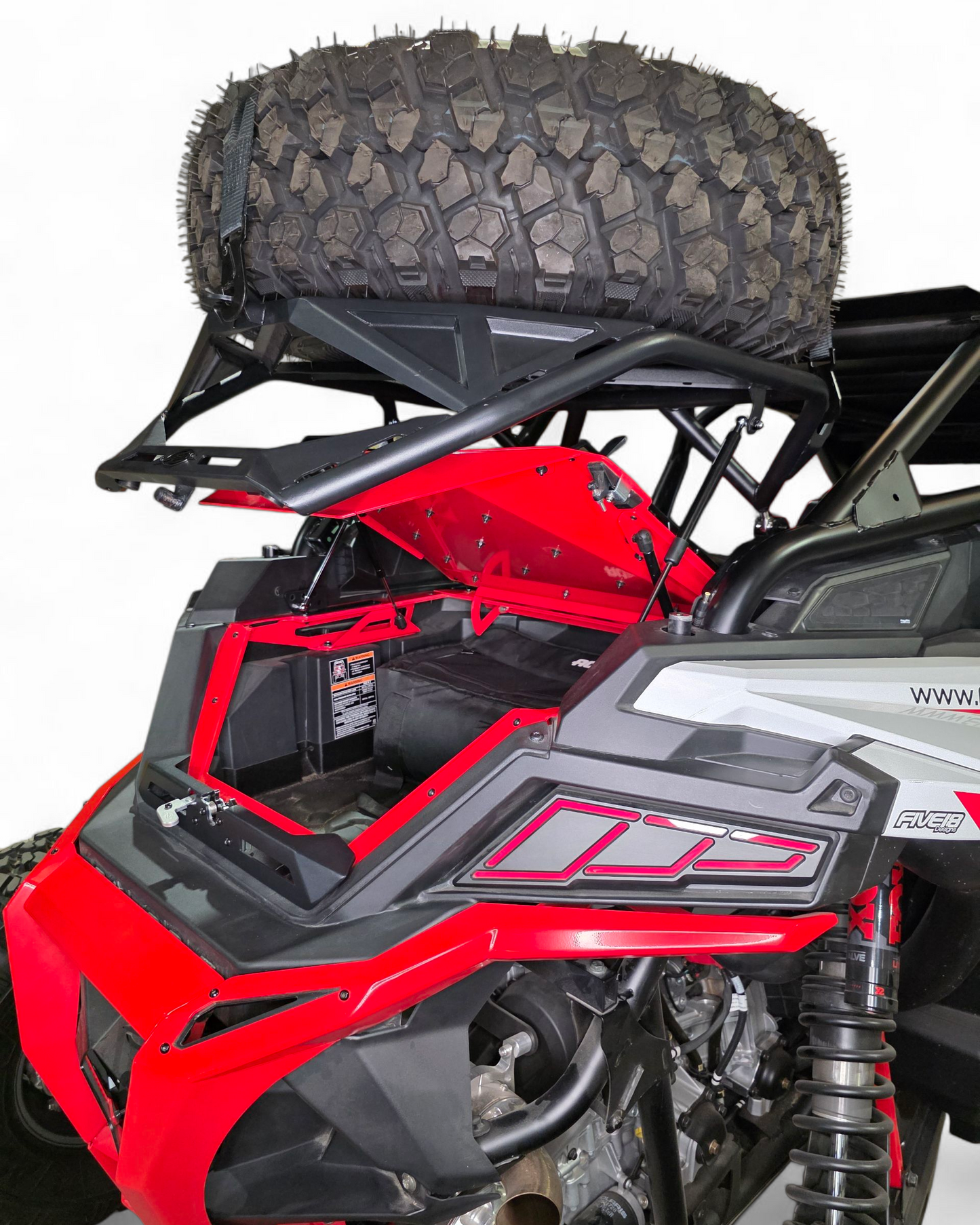 2020+ Polaris RZR Pro XP, 2022+ Pro R/Turbo R, 2025+ Pro R/Pro S Tire Rack
