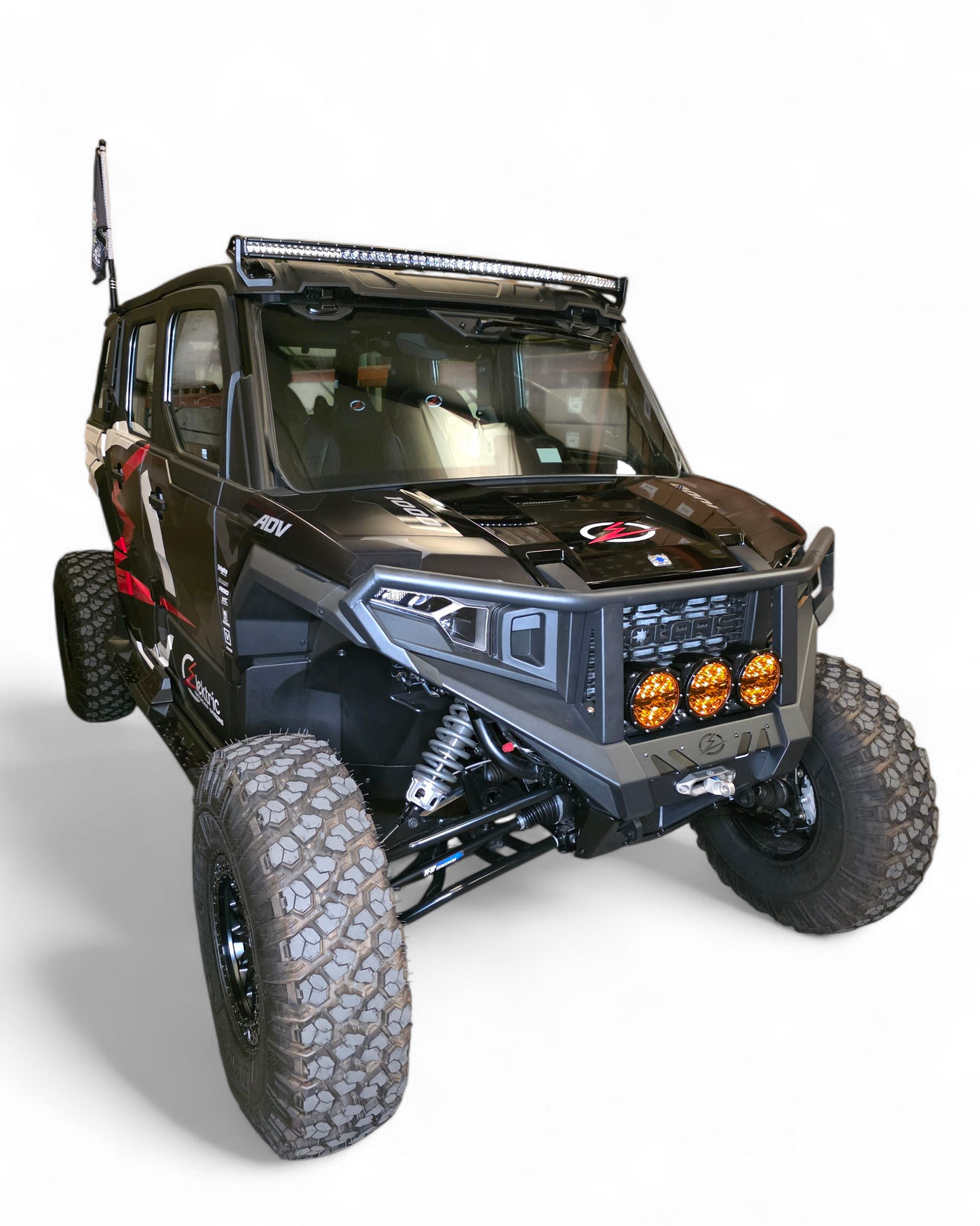 2024+ Polaris Xpedition HDX Front Winch Bumper with Brush Guard