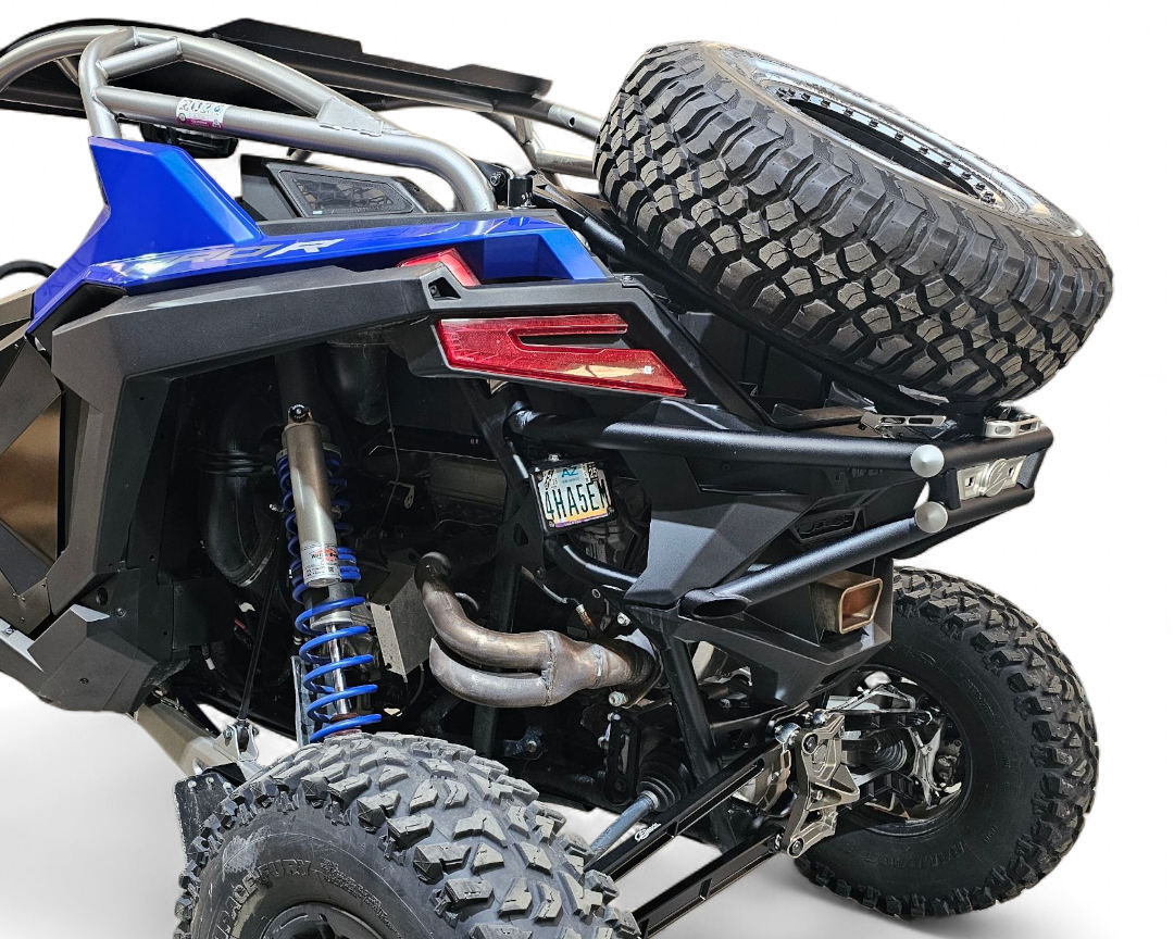 2022+ Polaris RZR Pro R Amp Rear Tire Rack Rear Bumper Combo
